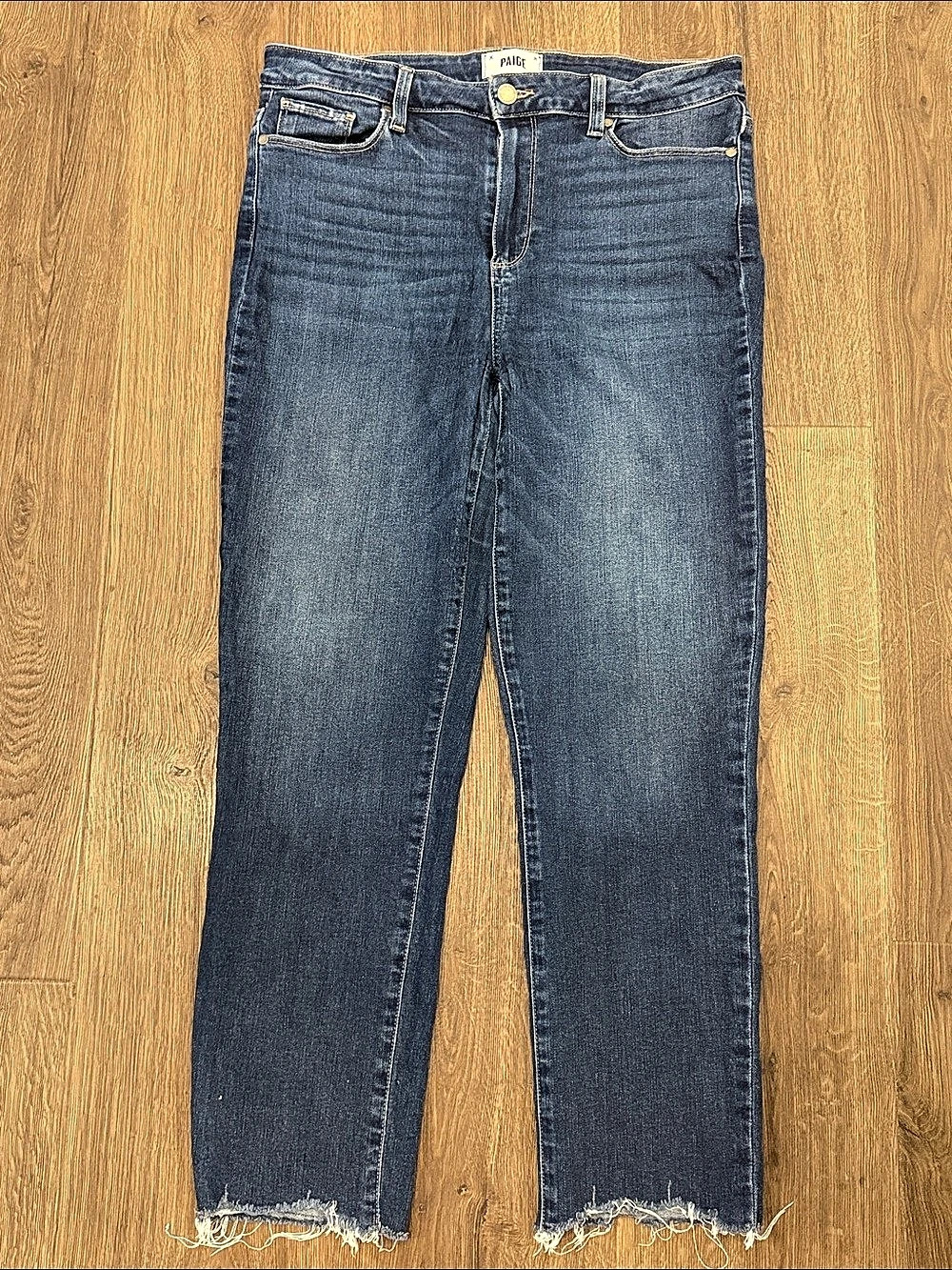 Paige Hoxton Slim Skinny Jeans Blue Waist 32